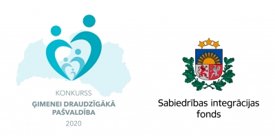 Konkursa Vieta ģimenei un Sabiedrības integrācijas fonda logo
