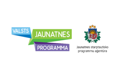 Krāsains valsts jaunatnes programmas logo