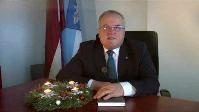 Līvānu novada domes priekšsēdētāja Andra Vaivoda apsveikums Ziemassvētkos