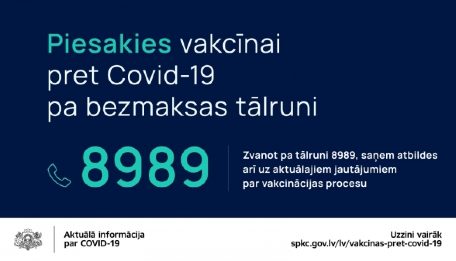 Aktuāla informācija par COVID-19